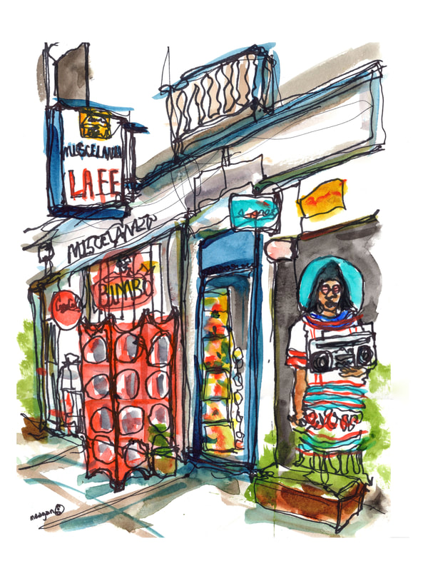 Fueled by Clouds & Coffee: Review: SketchBox Urban Sketching